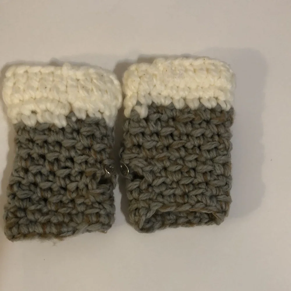 Wrist Warmers, Fingerless Mittens, Texting Gloves, Hand Warmers Handmade crochet